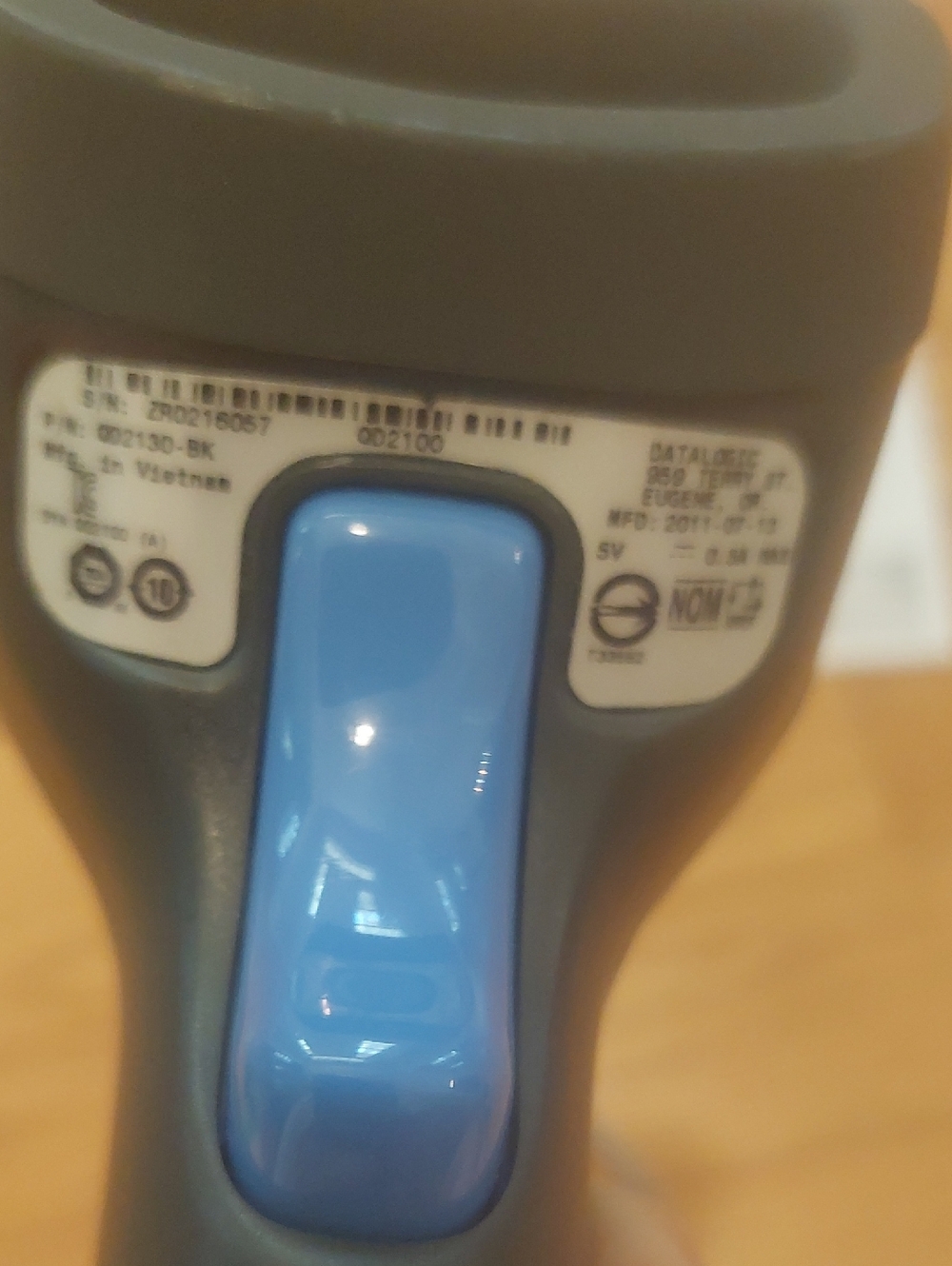 QuickScan Handheld Barcode Scanner - Black - Picture 4 of 4